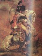 Theodore Gericault Chasseur of the Imperial Guard,Charging (mk10) painting